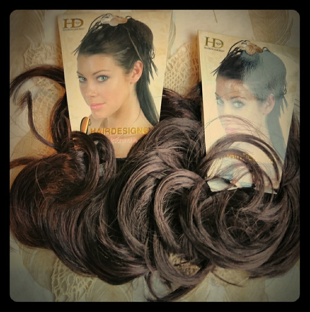 Brown Hair Scrunchie